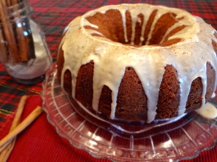 Rum Soaked Eggnog Cake: The Briarwood Baker