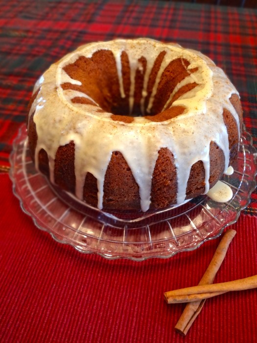Rum Soaked Eggnog Cake: The Briarwood Baker