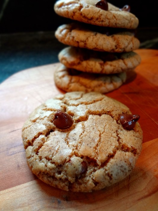 Nutella and Caramel Stuffed Chocolate Chip Espresso Cookies: The Briarwood Baker