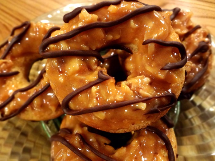Baked Samoa Donuts: The Briarwood Baker
