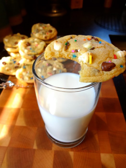 Cake Batter Chocolate Chip Cookies: The Briarwood Baker