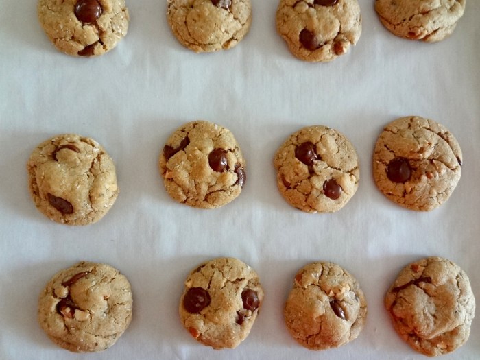 Mocha Coconut Almond Chocolate Chip Cookies: The Briarwood Baker