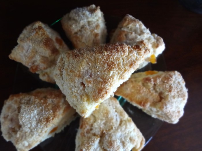 Coconut Apricot Scones: The Briarwood Baker