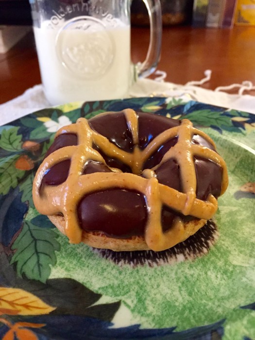 Banana Donuts With Chocolate and Peanut Butter Glaze: The Briarwood Baker 