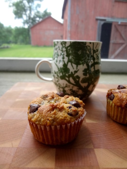 Kahlua S'mores Banana Muffins: The Briarwood Baker